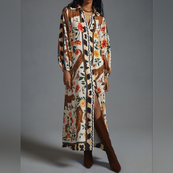FARM Rio Dresses & Skirts - Farm Rio Jaguar Maxi Dress